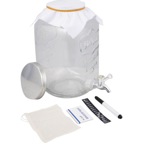 Complete 1 Gallon Kombucha Brewing kit with Dispenser